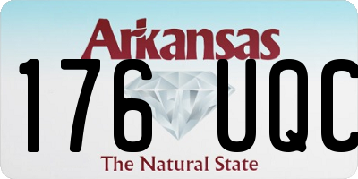 AR license plate 176UQC