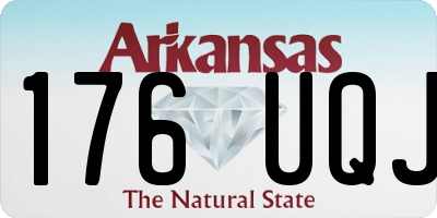 AR license plate 176UQJ