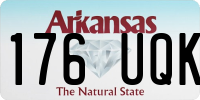 AR license plate 176UQK