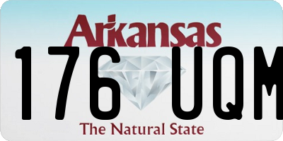 AR license plate 176UQM