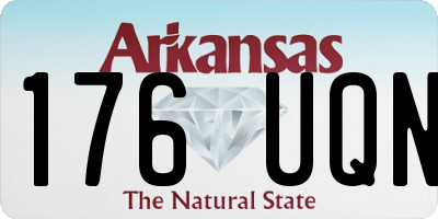 AR license plate 176UQN