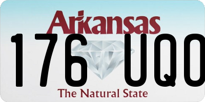 AR license plate 176UQO