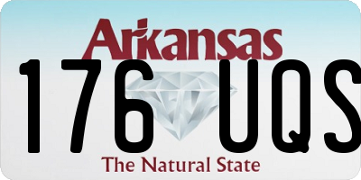 AR license plate 176UQS