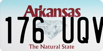 AR license plate 176UQV