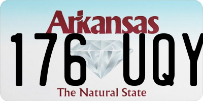 AR license plate 176UQY
