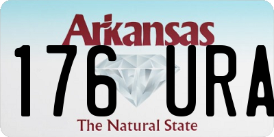 AR license plate 176URA