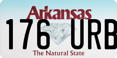AR license plate 176URB