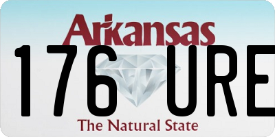 AR license plate 176URE