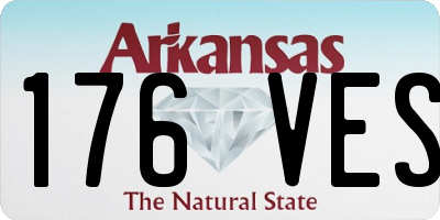 AR license plate 176VES