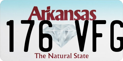 AR license plate 176VFG
