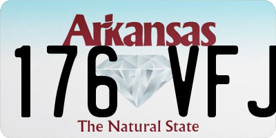 AR license plate 176VFJ