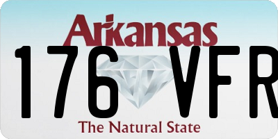 AR license plate 176VFR