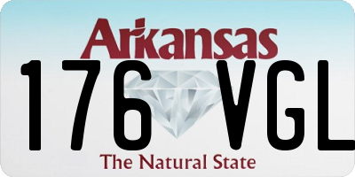 AR license plate 176VGL