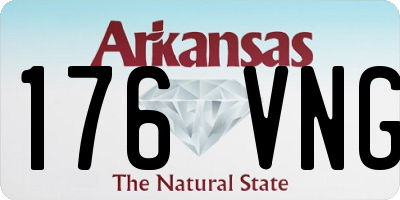 AR license plate 176VNG