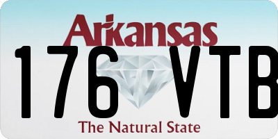 AR license plate 176VTB