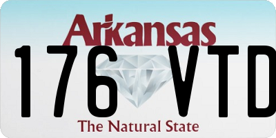 AR license plate 176VTD