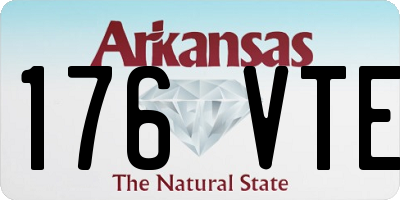 AR license plate 176VTE