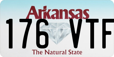 AR license plate 176VTF