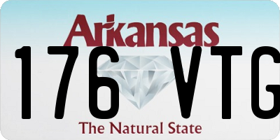 AR license plate 176VTG