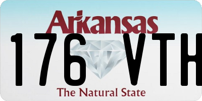 AR license plate 176VTH