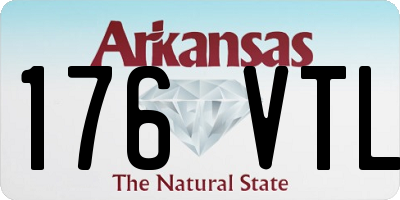 AR license plate 176VTL