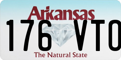 AR license plate 176VTO
