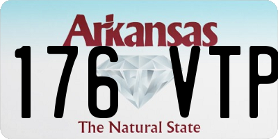 AR license plate 176VTP