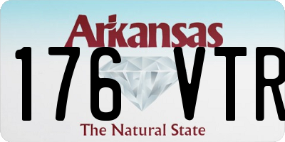 AR license plate 176VTR