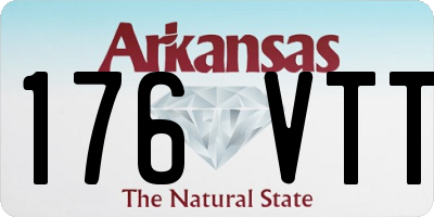 AR license plate 176VTT