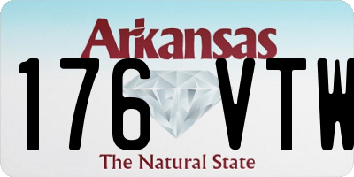 AR license plate 176VTW
