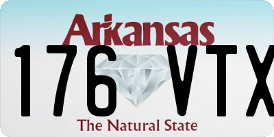 AR license plate 176VTX