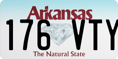 AR license plate 176VTY
