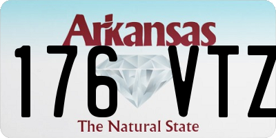 AR license plate 176VTZ