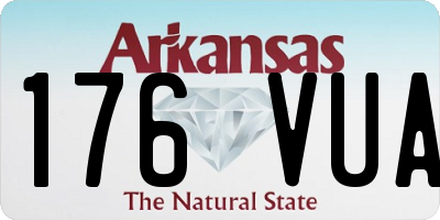 AR license plate 176VUA