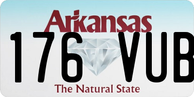 AR license plate 176VUB