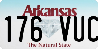 AR license plate 176VUC