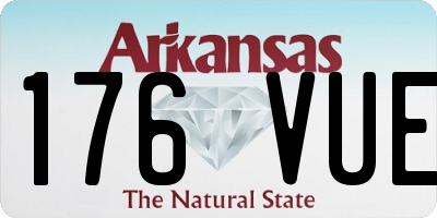 AR license plate 176VUE