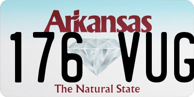 AR license plate 176VUG