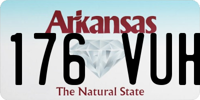 AR license plate 176VUH