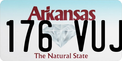 AR license plate 176VUJ