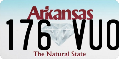 AR license plate 176VUO