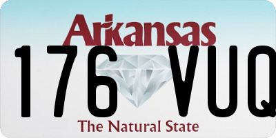 AR license plate 176VUQ