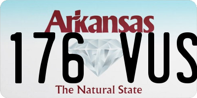 AR license plate 176VUS