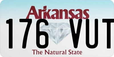 AR license plate 176VUT