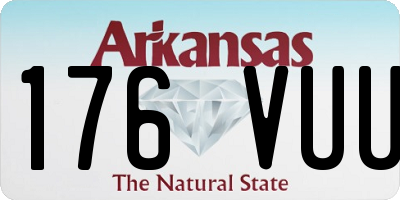 AR license plate 176VUU