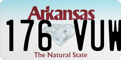 AR license plate 176VUW
