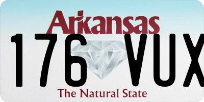 AR license plate 176VUX