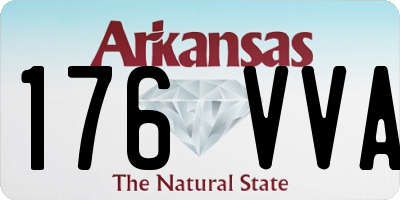 AR license plate 176VVA