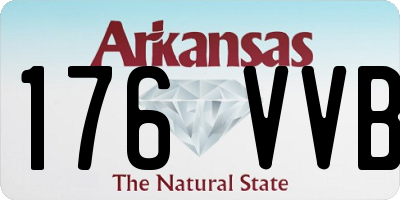AR license plate 176VVB