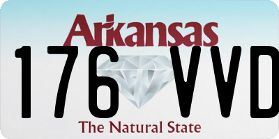 AR license plate 176VVD